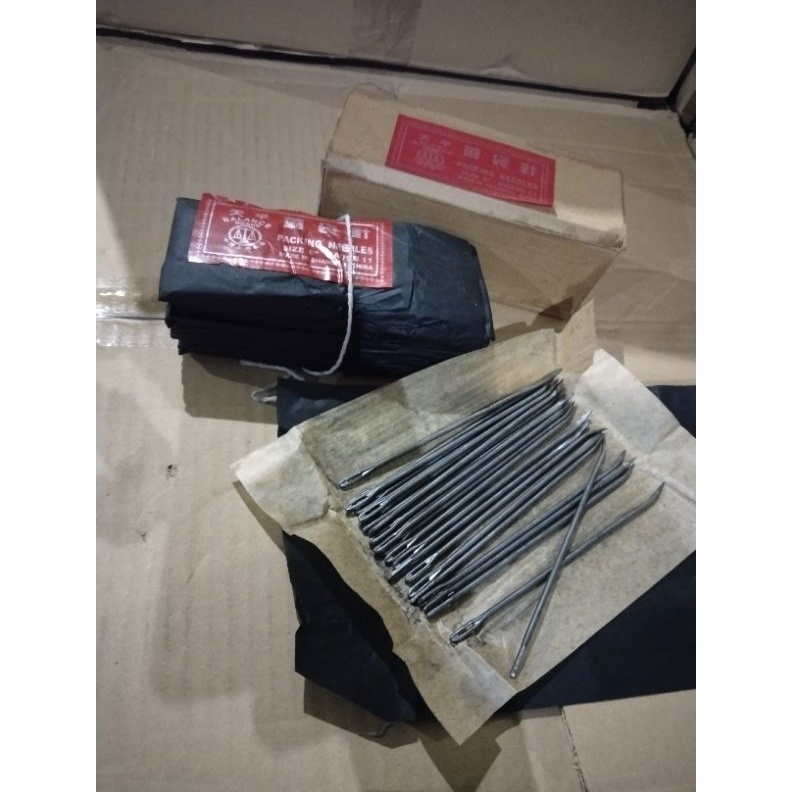 KODE E64K jarum jahit karung perbox isi 1 ikat 1 kertas  1kertas25pcs