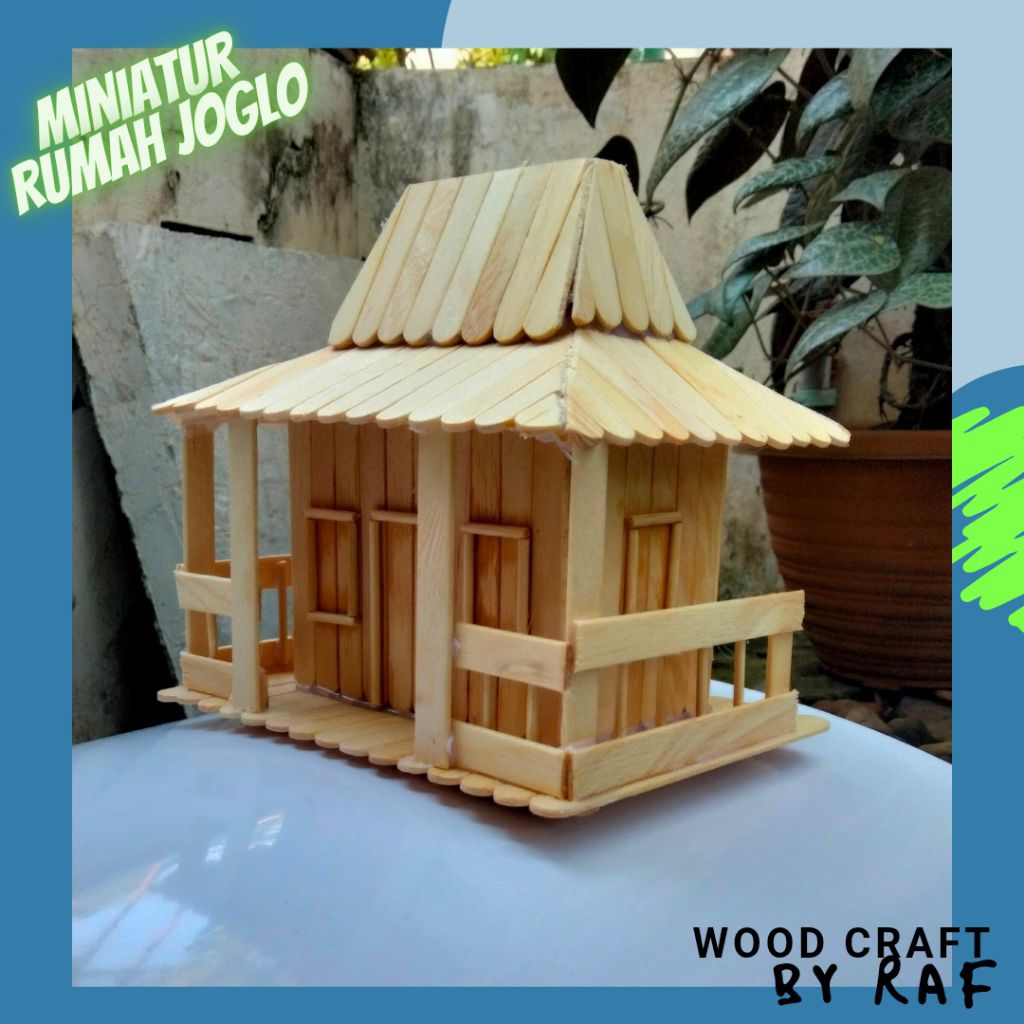 Sport Sistem Miniatur Rumah Adat Joglo Stik Escream