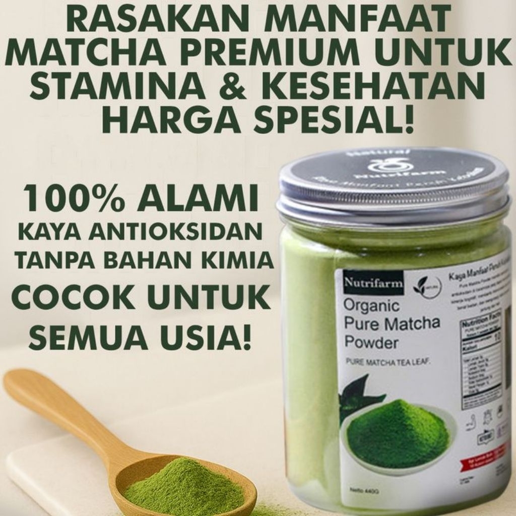 

Nutrifarm Matcha Powder / Bubuk Matcha
