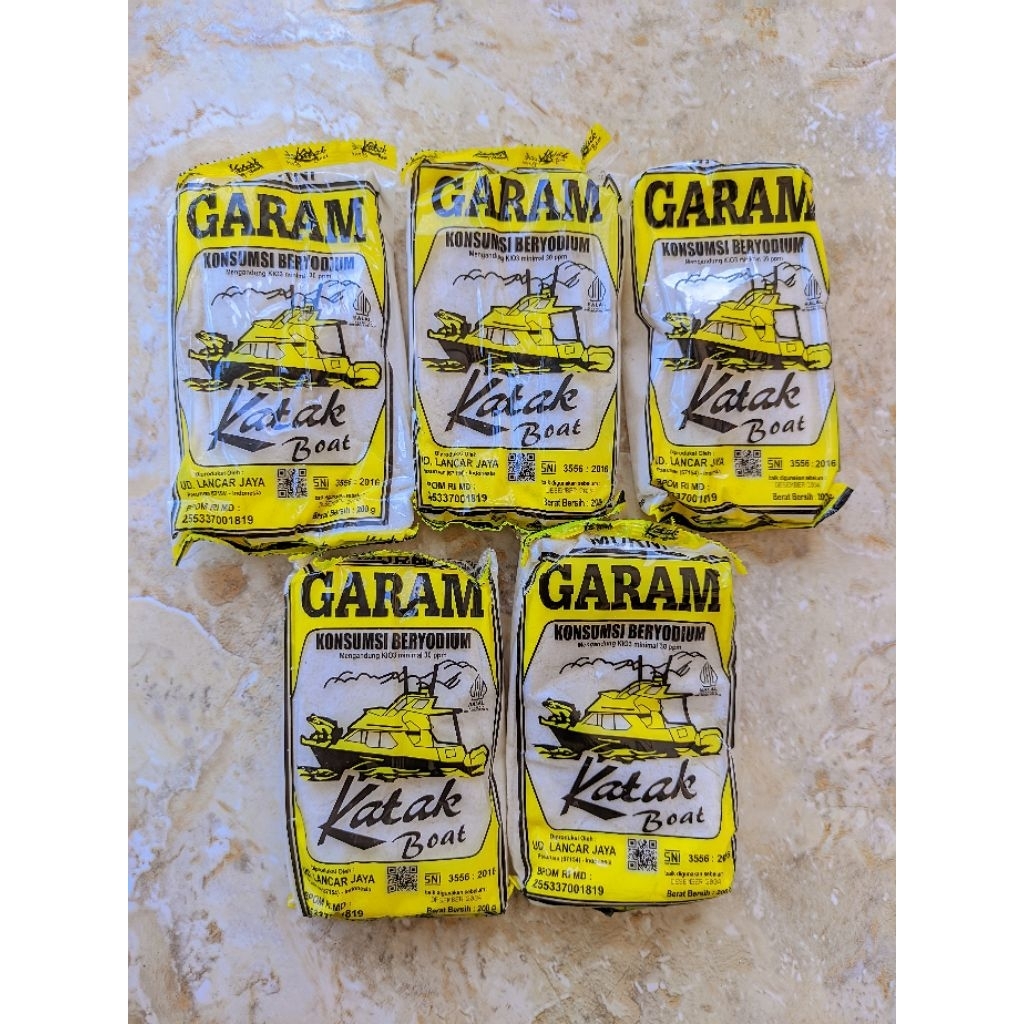 

HANYA 5.000 SUDAH DAPAT GARAM KATAK BOAT 200GR/PCS