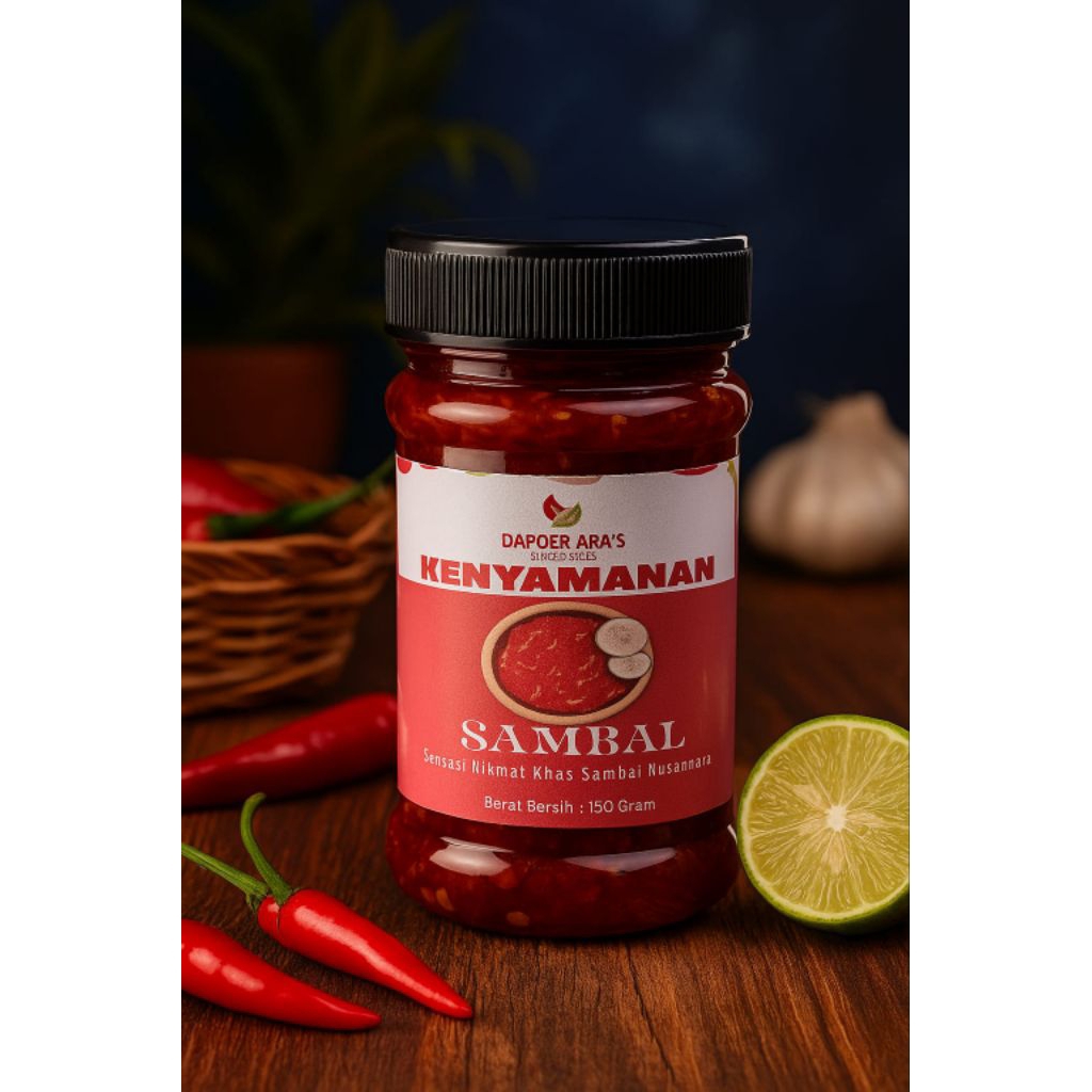 

Sambal baby cumi premium made by ARA KITCHEN SMR