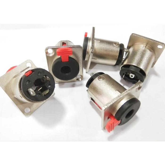 BEST SELLER ROXTONE Socket Chasis 6.3MM Akai Stereo Plus Switch Silver Matrix RJ3FD-NT Original  / S