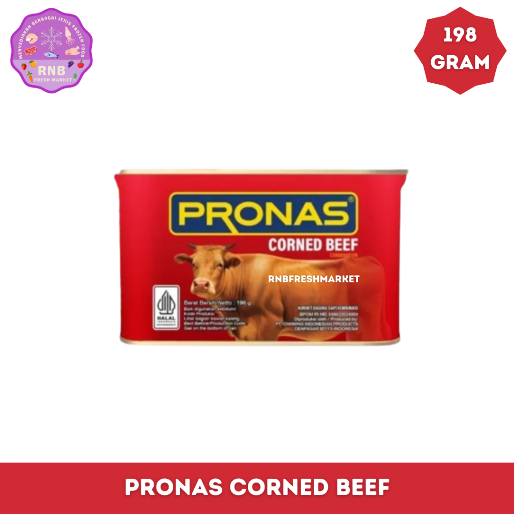 

Pronas Corned Beef Netto 198 Gram