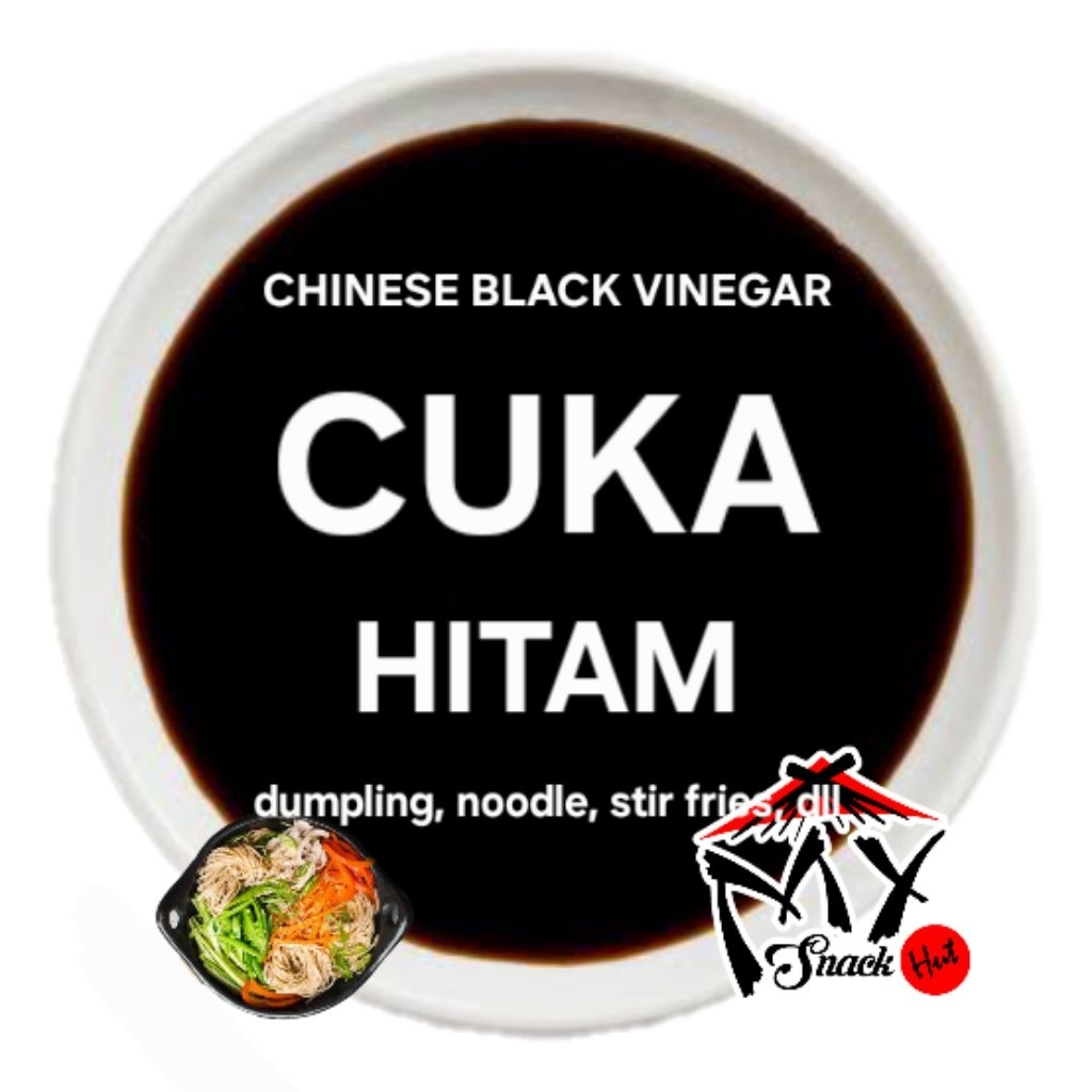 

CUKA HITAM 50ML CHINESE COOKING BLACK VINEGAR CHI LAO CU 老醋 MASAK ASAM DIMSUM MI MIE DUMPLING HALAL