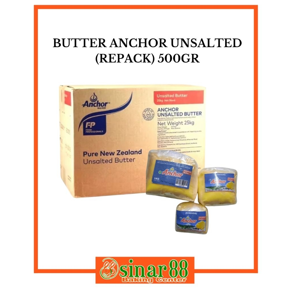 

Anchor Butter Unsalted Loss 500gr