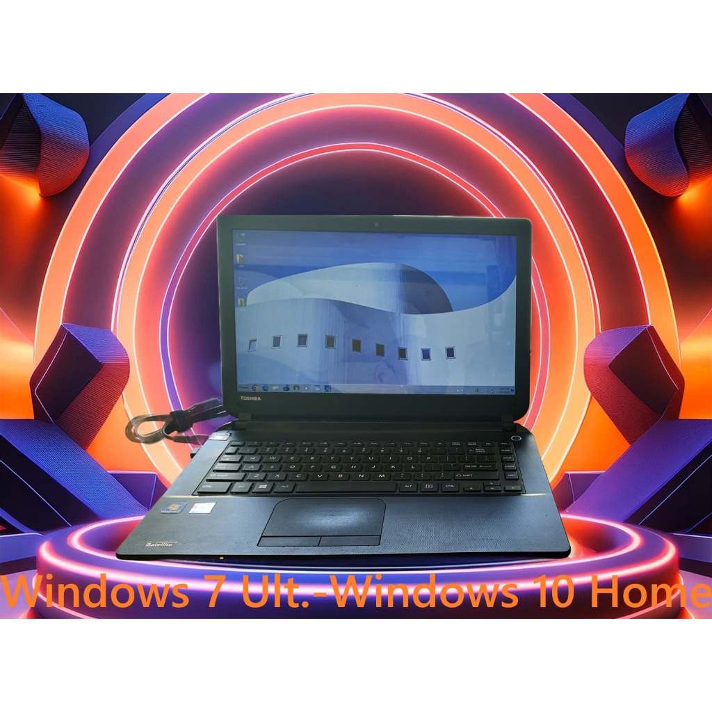 Toshiba Satellite C40D-B AMD E1-6010 APU - AMD Radeon R2-14 inch-SSD 512Gb (New) Windows 10 Home and