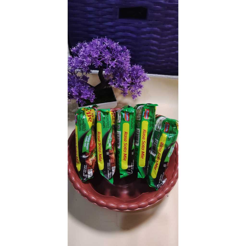 

Indomie Rasa Soto Mie Kuah (70 gram) @5pcs + Baskom