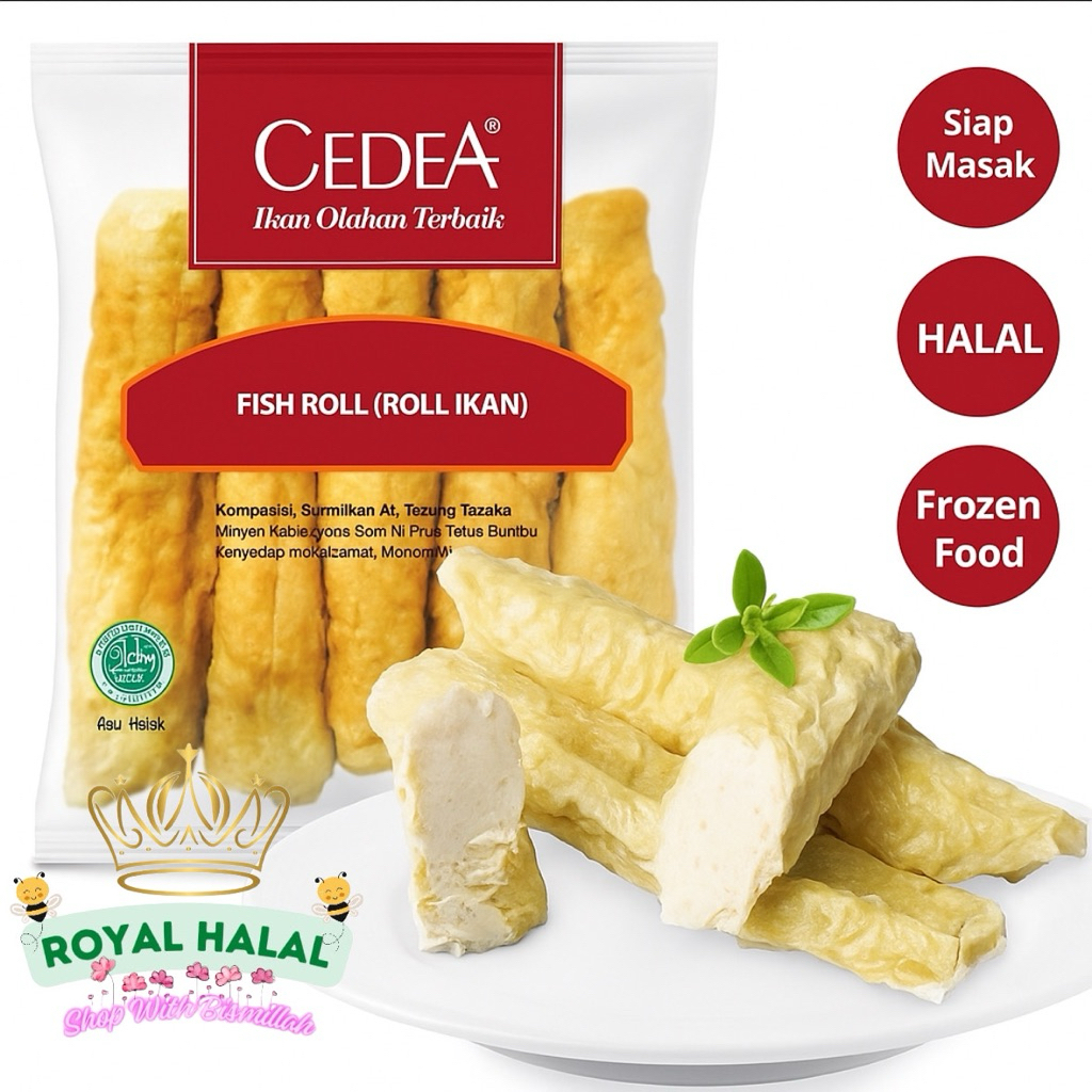 

CEDEA Roll Ikan 250gr | Olahan Ikan Beku Halal