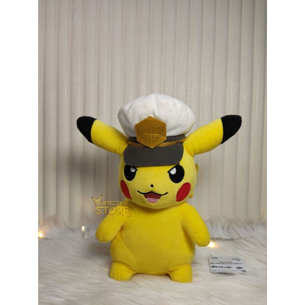 Boneka Pokemon Captain Pikachu Type B - Banpresto