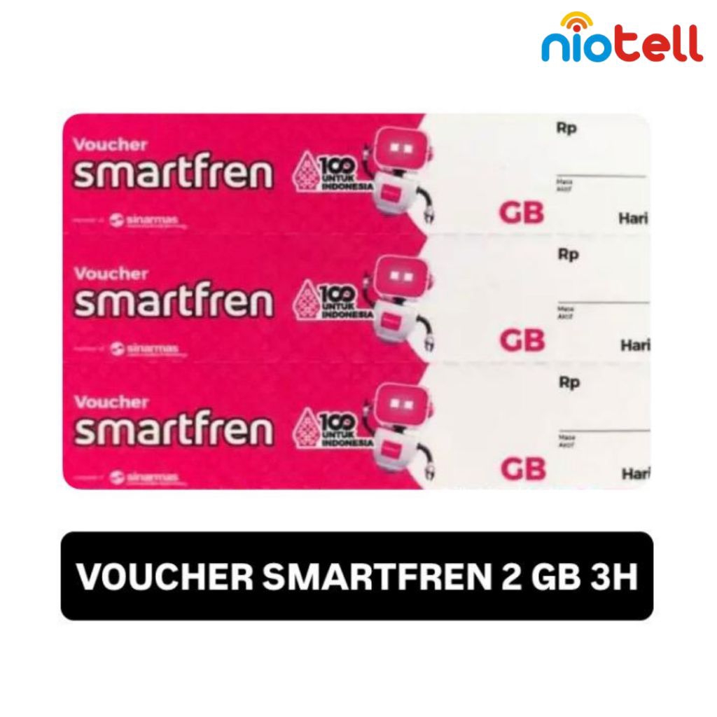 Voucher Smartfren 2GB - Masa Aktif 3 Hari | Kuota Hemat dan Cepat