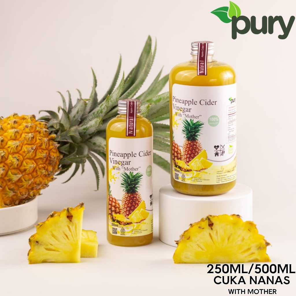 

PURY - Cuka Nanas / Pineapple Cider Vinegar With Mother