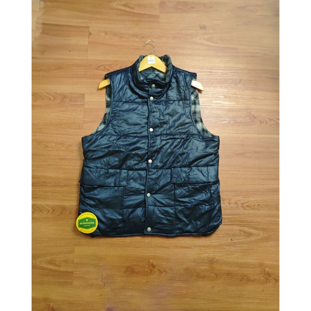 Casual puffer reversible vest