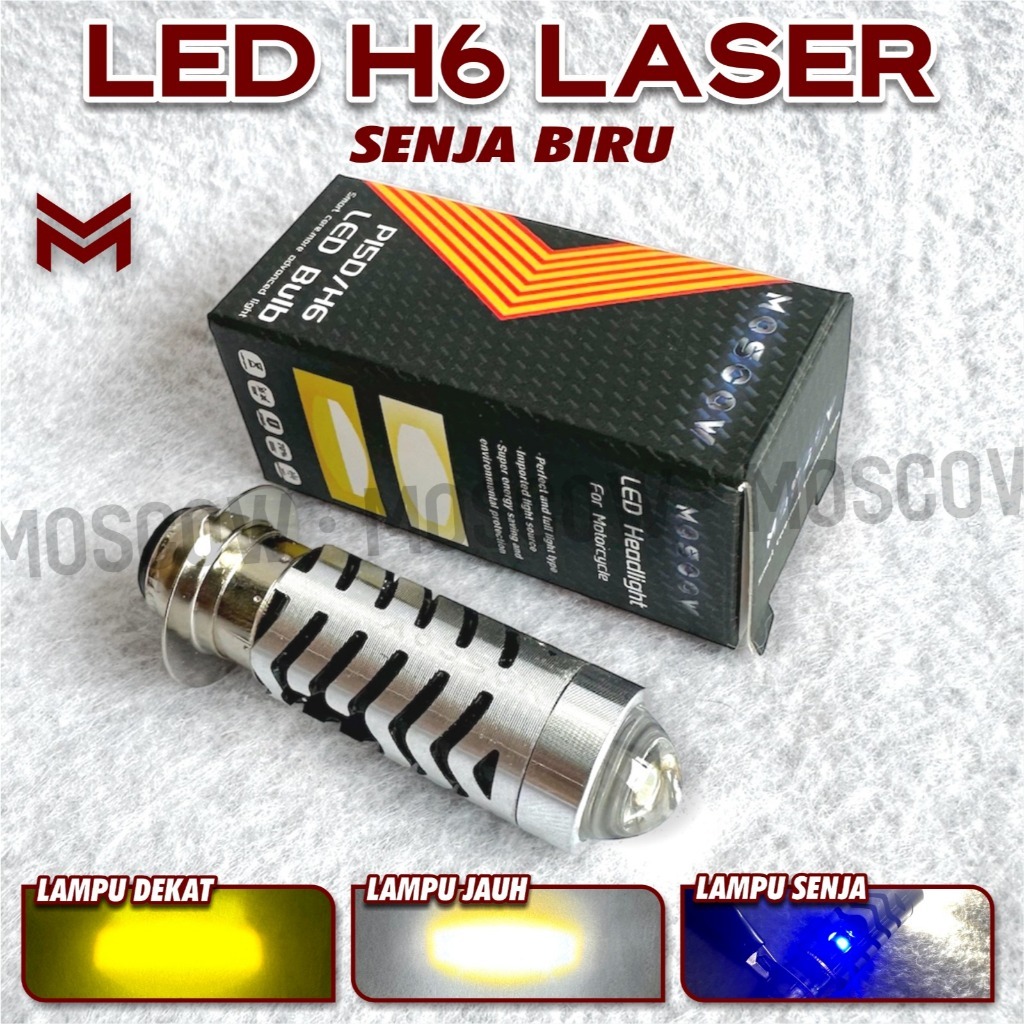 LAMPU UTAMA LAMPU LED DEPAN H6 MATIC BEBEK LED H6 LAMPU DEPAN MOTOR BOHLAM LED SOKET H6 LAPU MOTOR L