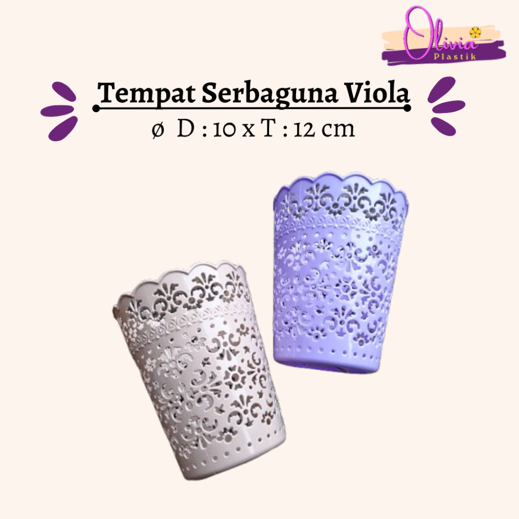 

Tempat Sendok/ Pensil Serbaguna Jeslin Viola