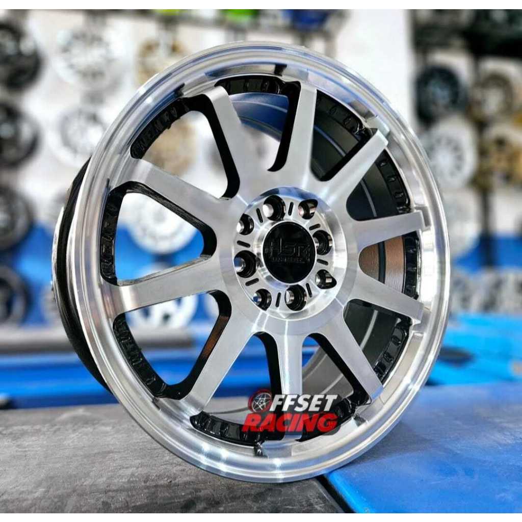 Velg HSR R16 Mobil Brio Agya Ayla Yaris Jazz Livina Velg Mobil HSR GYMKANA BOROKO 01 Ring 16