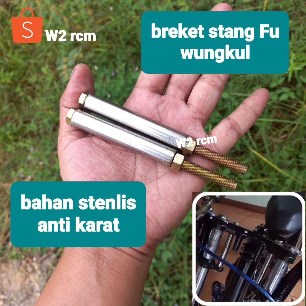 Pangkon stang fu wungkul | dudukan stang/ stir fu wungkul | breket stang fu wungkul