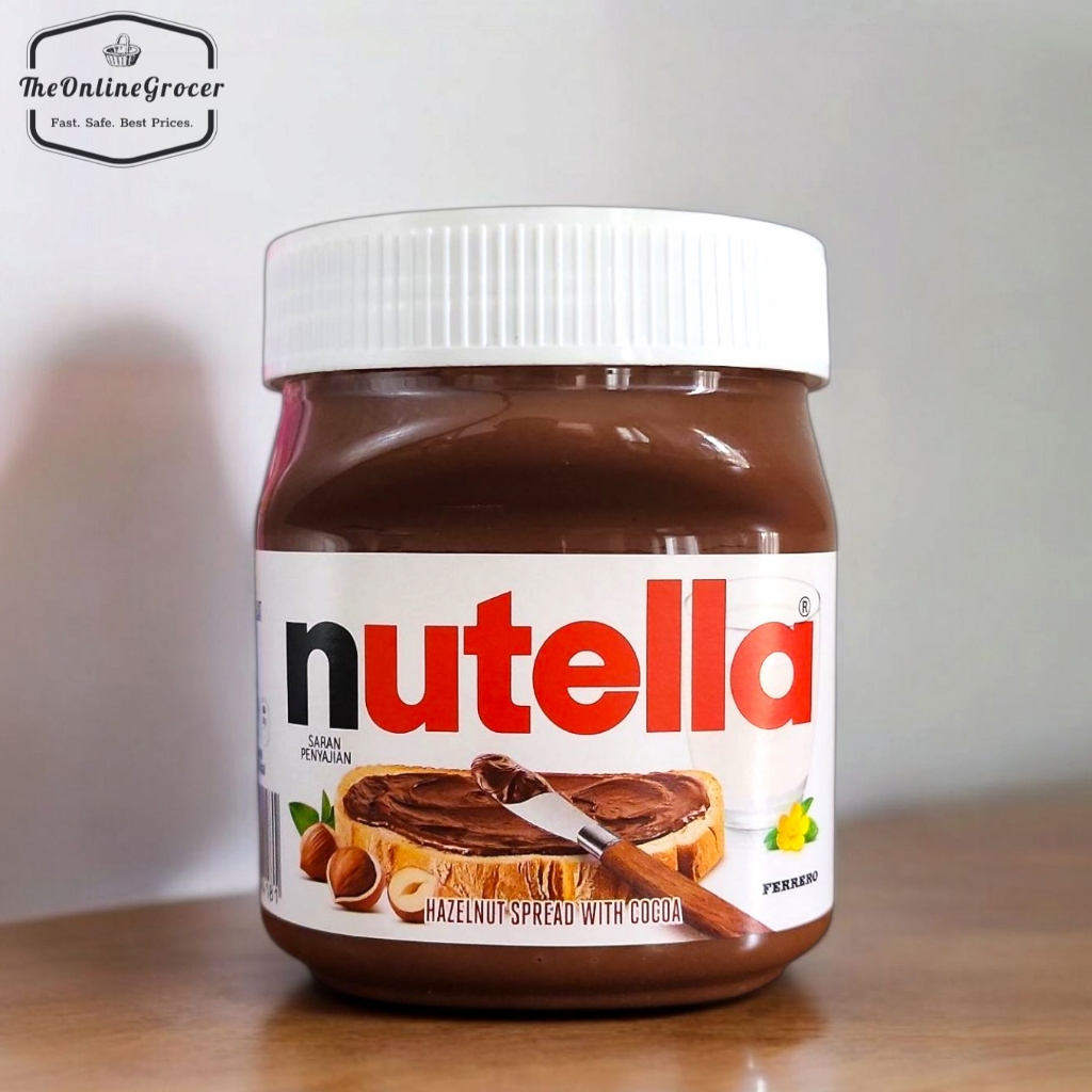 

Nutella Spread 350 GR - Selai Cokelat Kacang Hazelnut