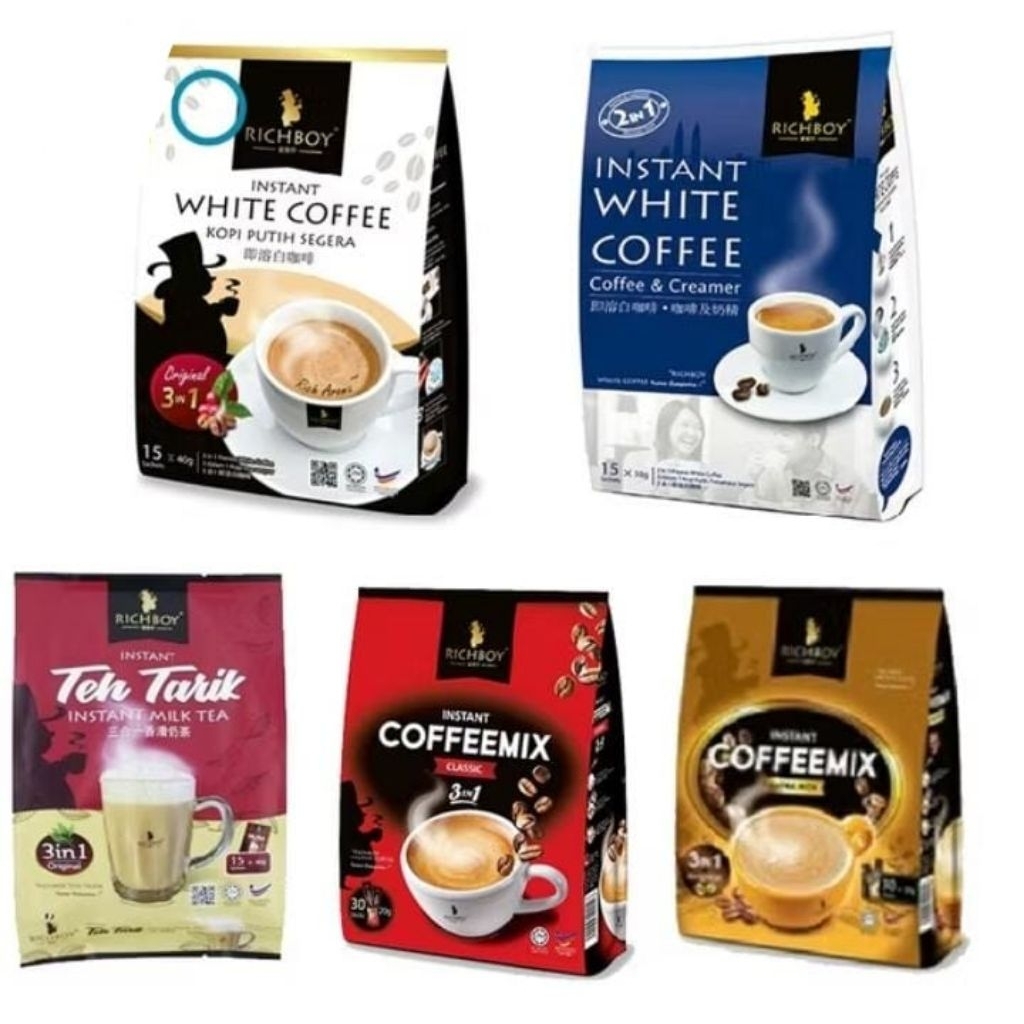 

RICHBOY WHITE COFFEE // RICHBOY COFFEEMIX // RICHBOY TEH TARIK