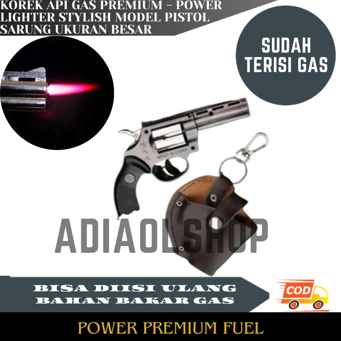 Korek Api Model Pistol / Korek Pistol Sarung Ukuran Besar