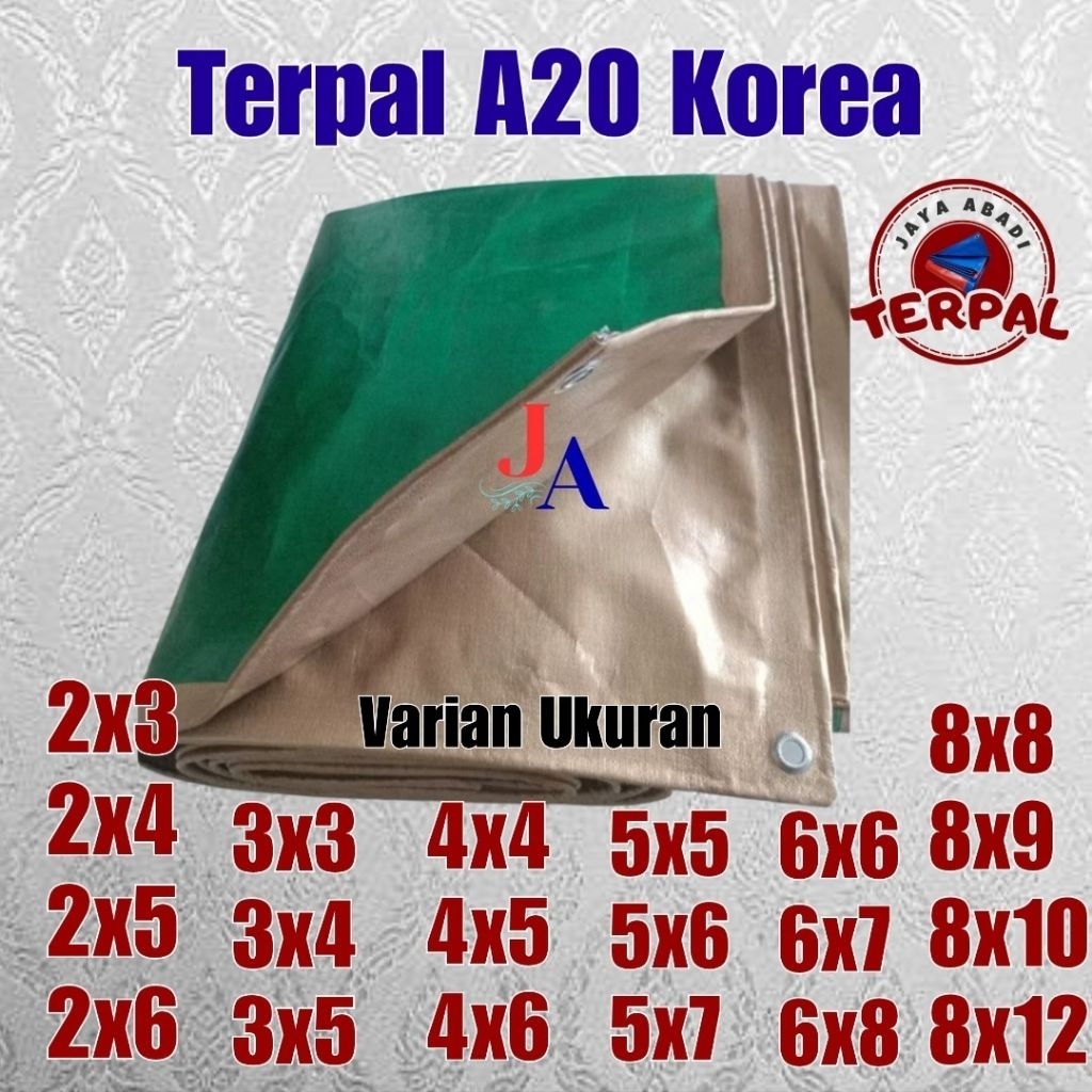 Terpal A20 Ukuran 5x10 Korea Super Tebal