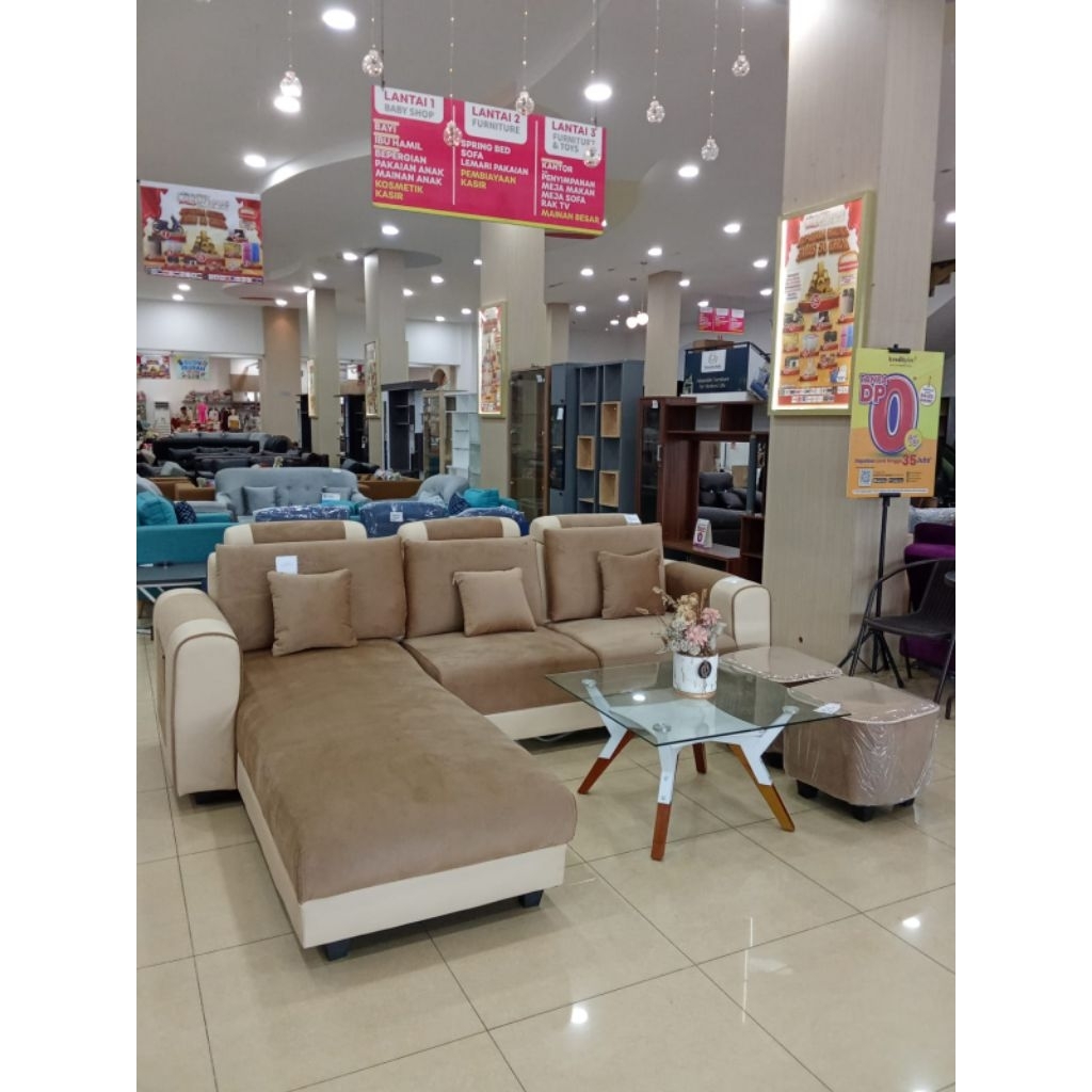 SOFA SUDUT , SOFA L , SOFA SANTAI L CASTRO PROCELLA PROMO