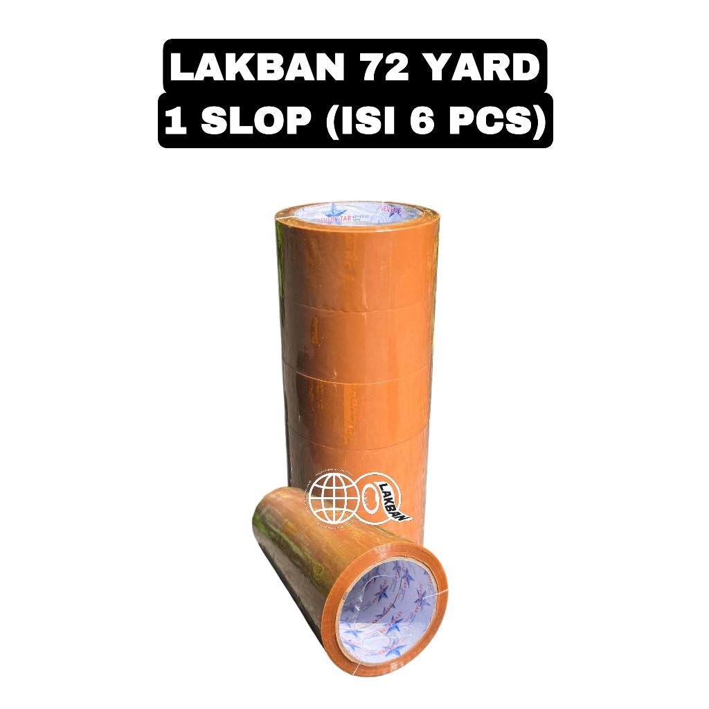 

Lakban Coklat 72 Yard 1 slop (isi 6 pcs)