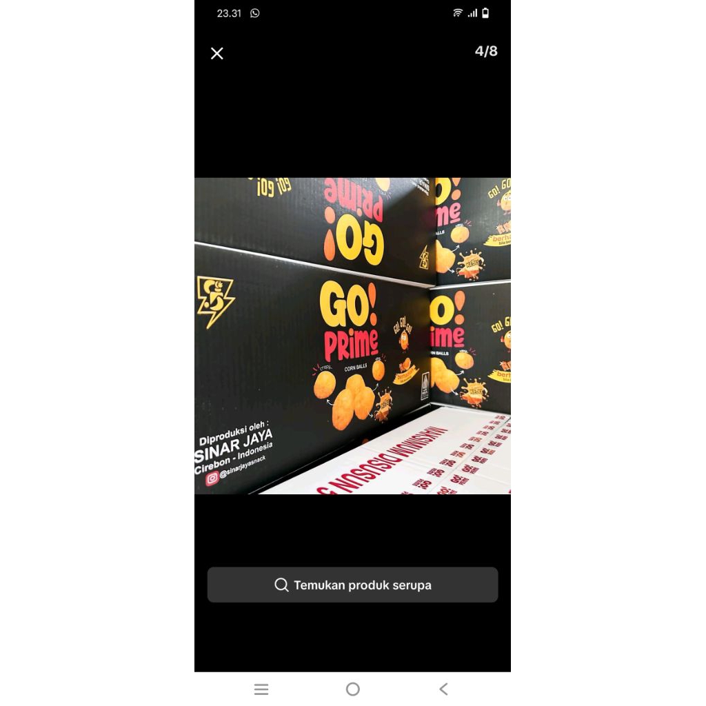 

ciki berhadiah jika beruntung 1karton 40 ciki
