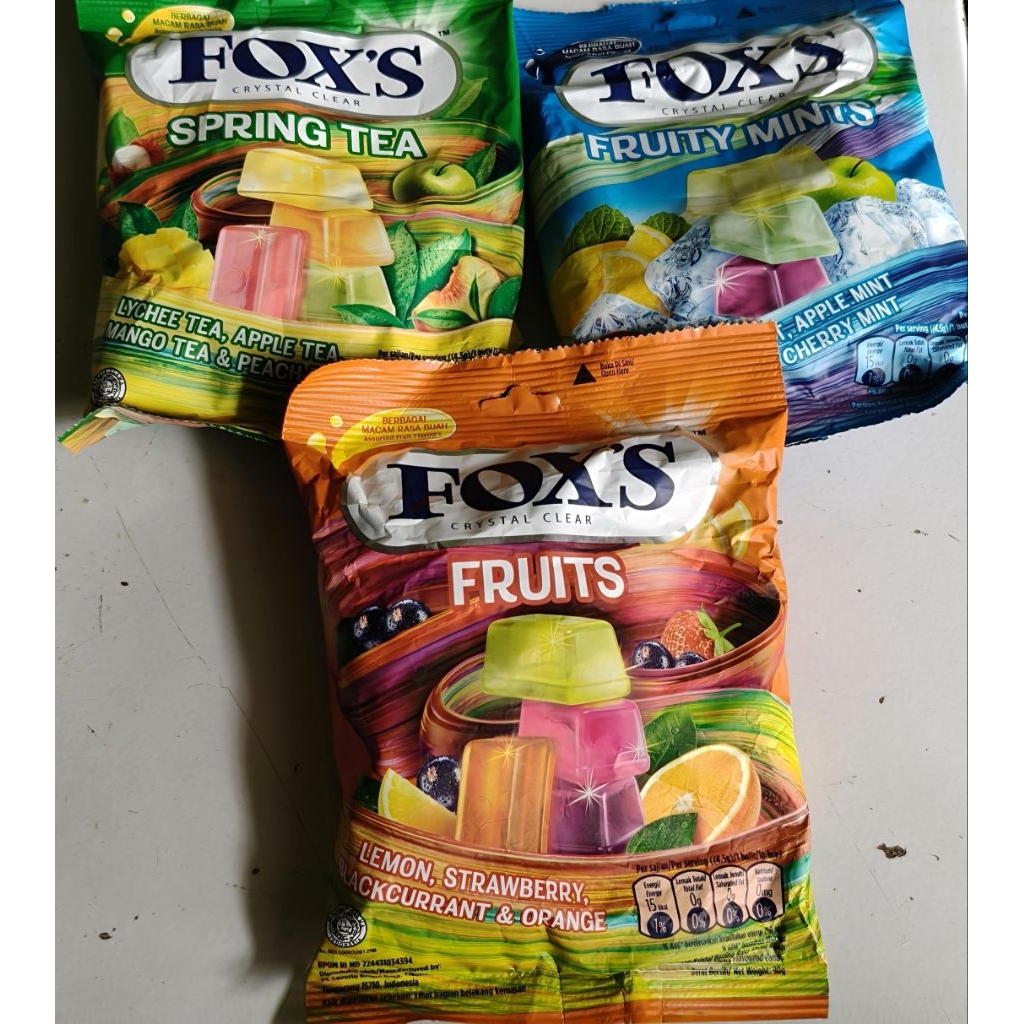 

permen fox fruits 90gr