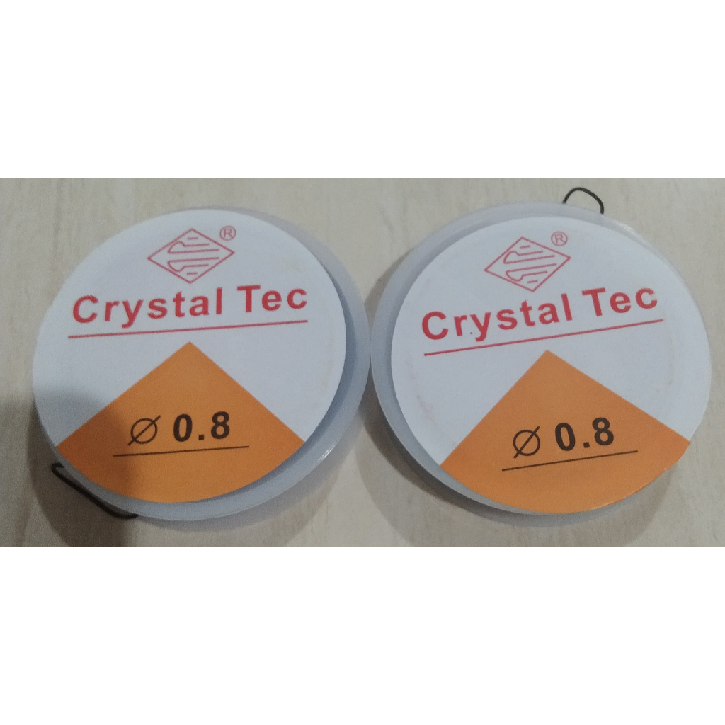 Senar Elastis Buat Gelang / Benang Karet 0.8mm Warna Hitam Jual Perpcs