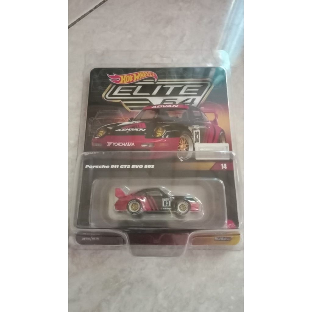Hotwheels Porsche 911 GT2 elite 64