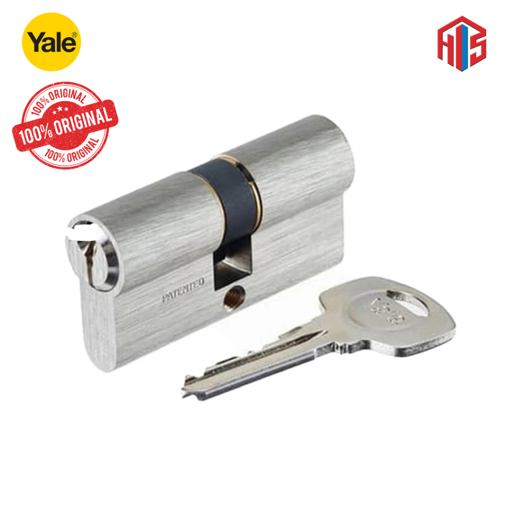 YALE SILINDER KUNCI / SILINDER PINTU / DOUBLE CYLINDER 60MM 500 SERIES ORIGINAL