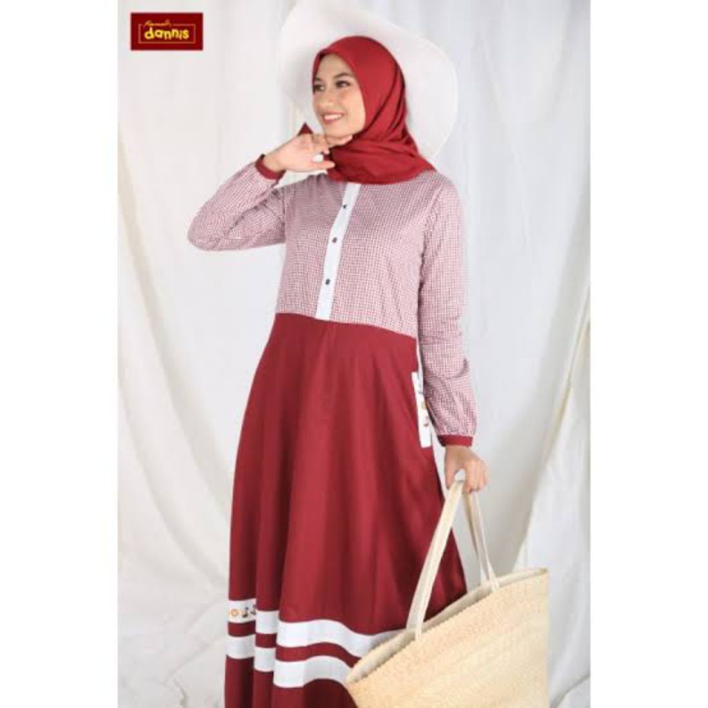 DANNIS SALE AMIS ABAYA TERBARU free masker /hijau,biru,pink,tosca,jotol