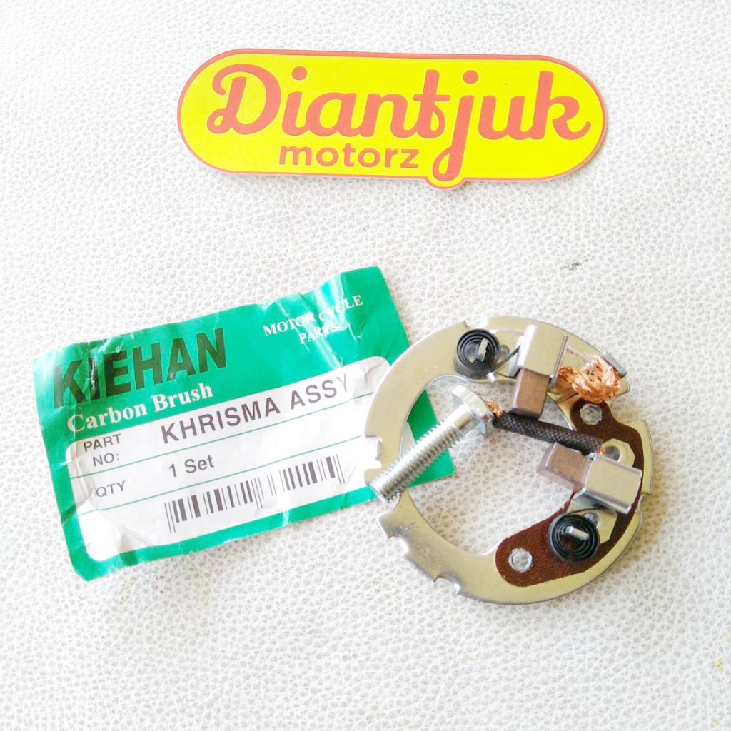 Rumah Dudukan Cool Carbon Brush Brostel Sikat Arang Dinamo Stater Honda Karisma Supra X 125