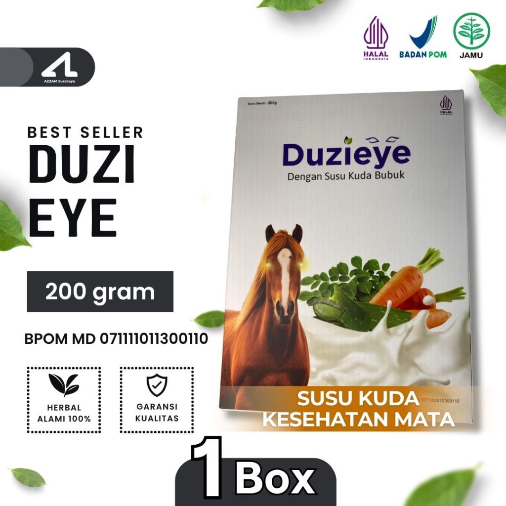 

DUZIEYE Susu Kuda Bubuk 200 gram Untuk Kesehatan Mata Asli