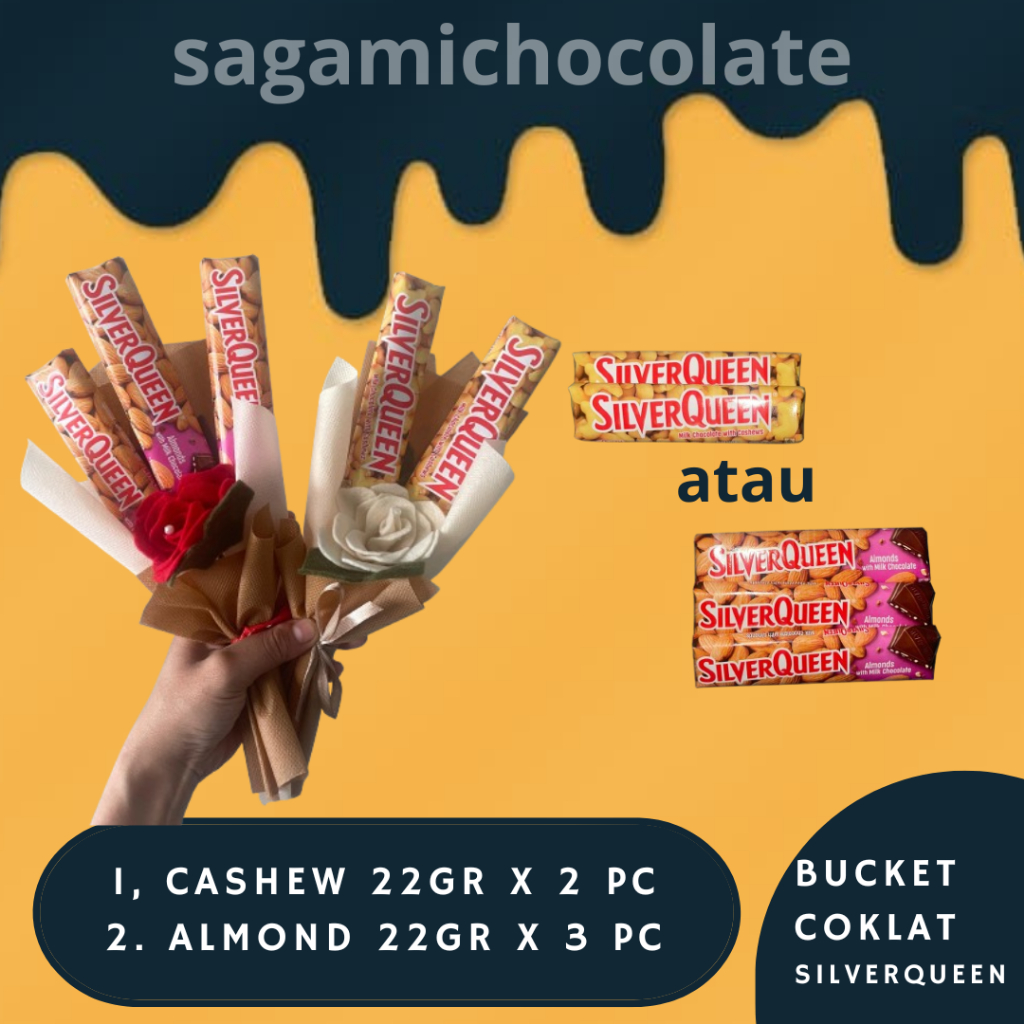 

Buket Coklat Silverqueen / Buket Wisuda Murah / Buket Kado Ulang Tahun / Buket Perpisahaan / Buket Coklat Cantik Kado Ulang Tahun / Coklat Valentine