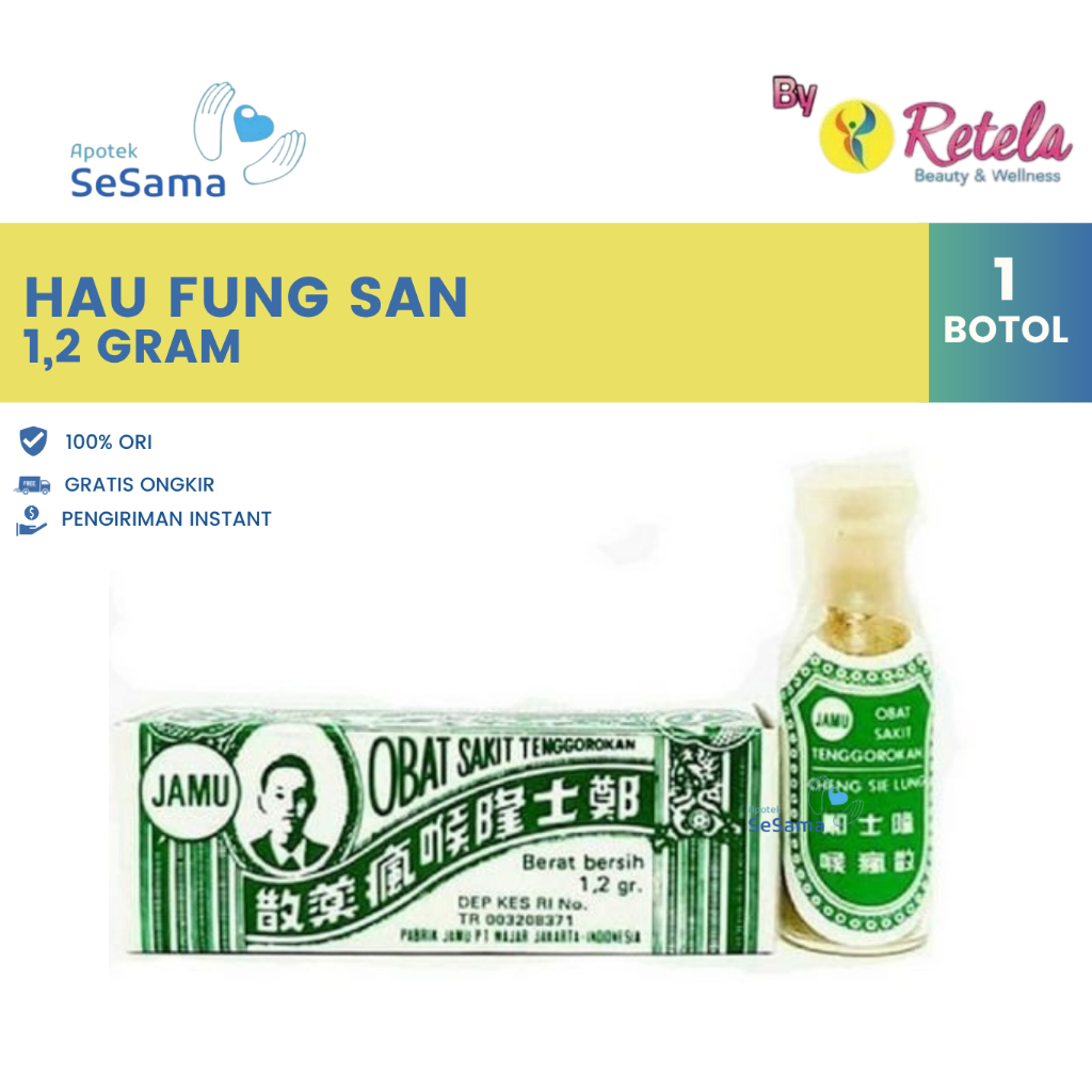

HAU FUNG SAN BOTOL 1,2 GR