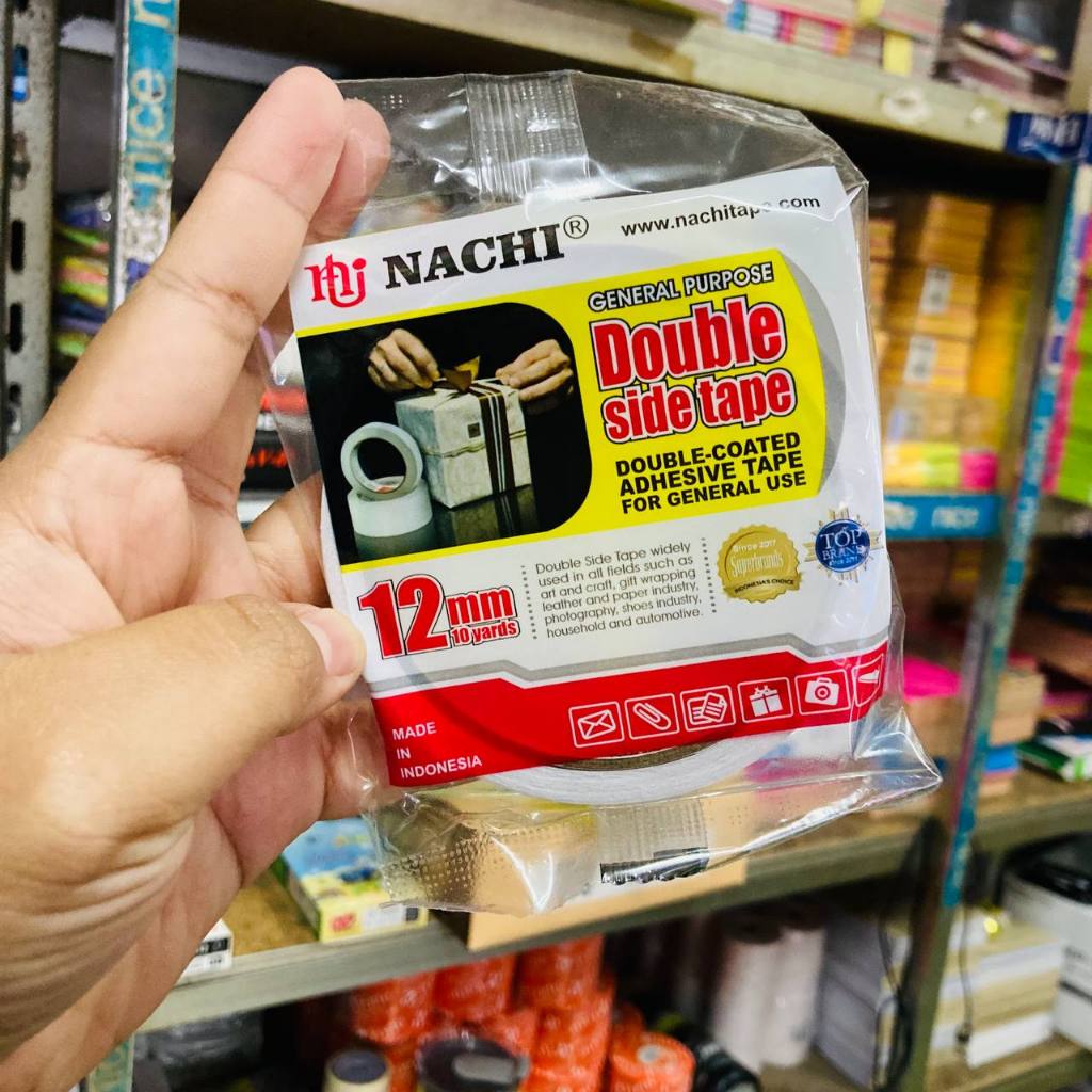 

Double Tape NACHI 12 mm/ selotip bolak balik