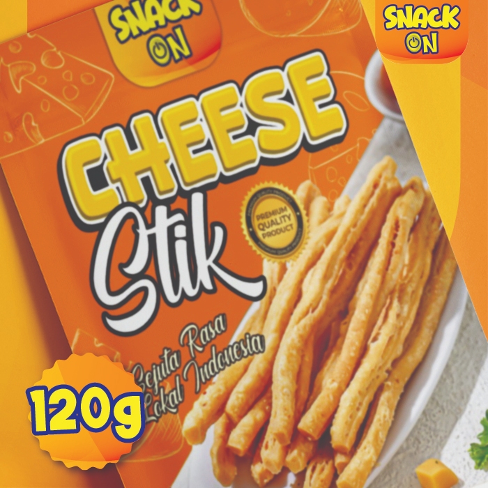 

Snack On Cheese Stick Keju Gurih Manis 120gr