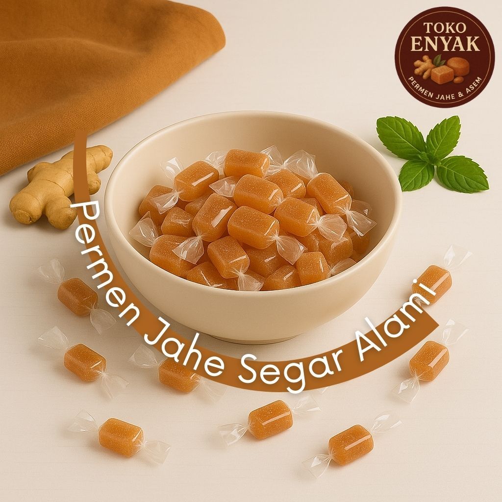 

Permen Jahe Asli Tradisional Isi 50 Pcs Permen Anti Mual Masuk Angin dan Aman Ibu Hamil