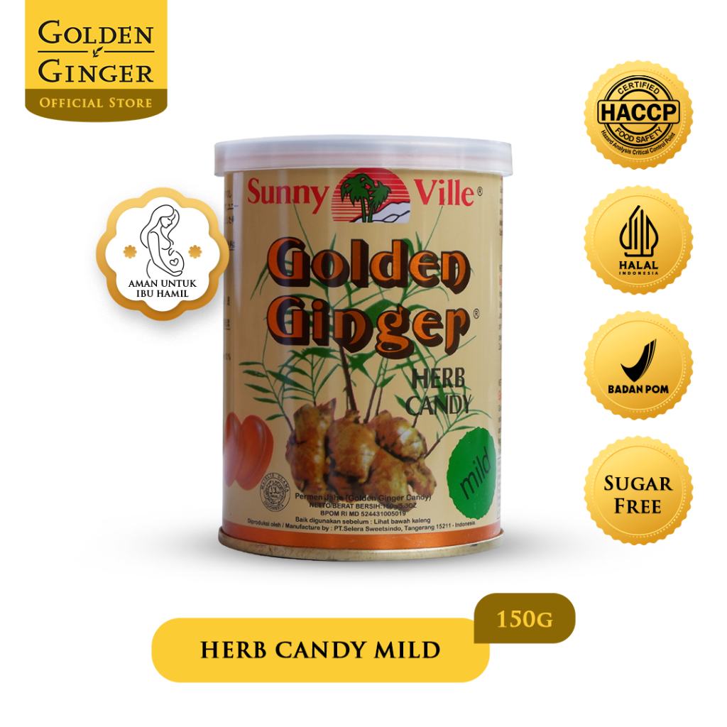 

Golden Ginger Herb Candy Classic Mild (CAN)