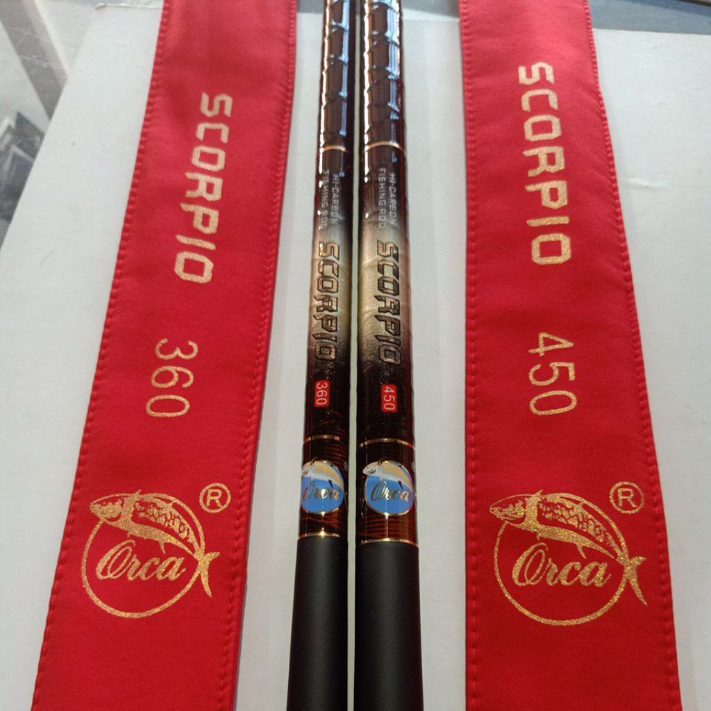 TEGEK JORAN ORCA SCORPIO 360& 450 HI CARBON FISHING ROD