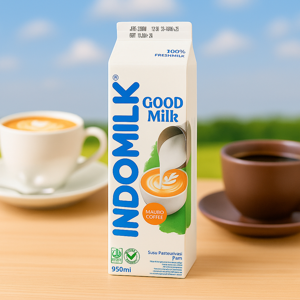 

Indomilk Fresh Milk Good Milk Susu Segar Pasteurisasi untuk Kopi Latte Art Plain 950ml