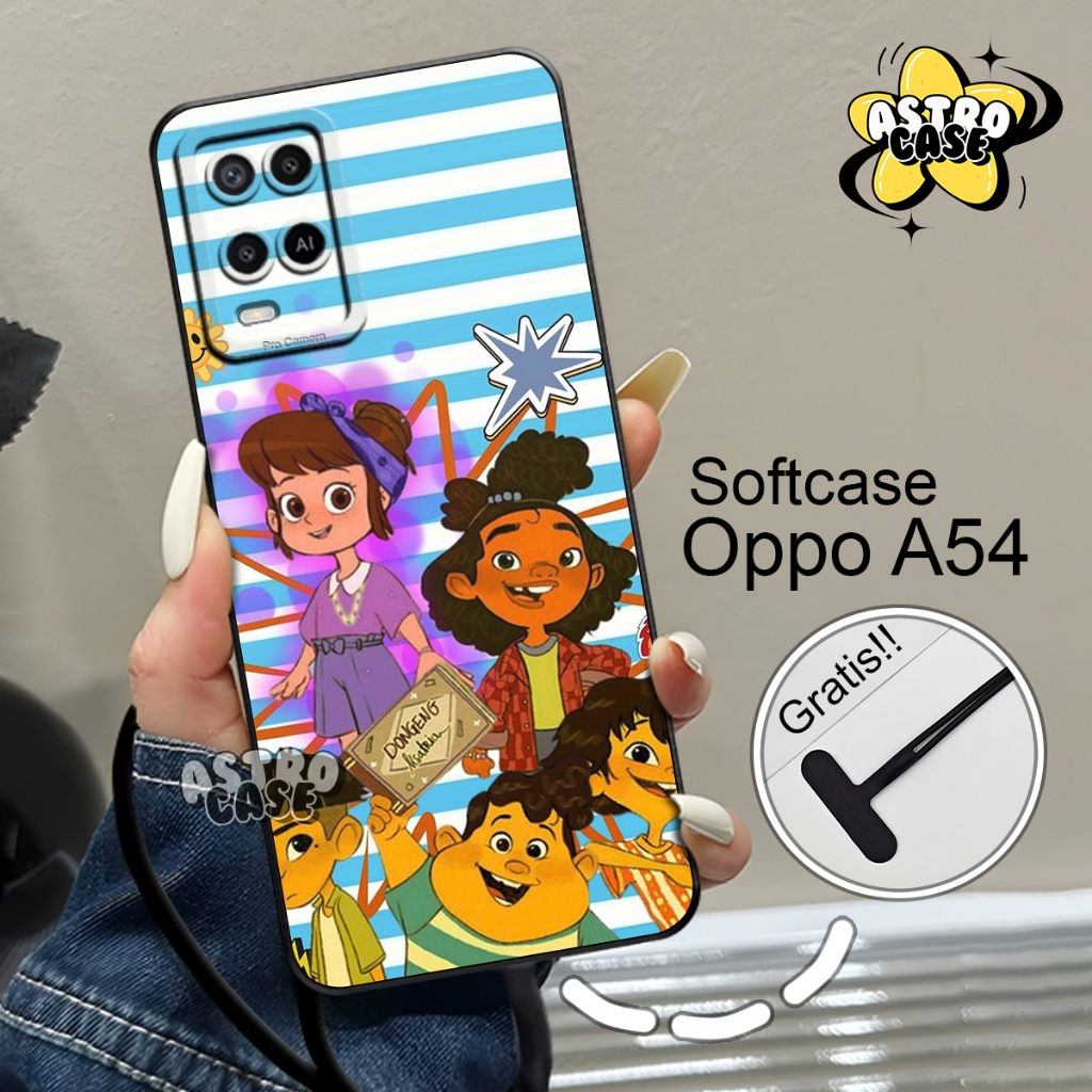 Softcase Oppo A54 Motif Jumbo Aesthetic Elegant Case Kekinian - Case Keren Gratis Tali Gantungan Hp 
