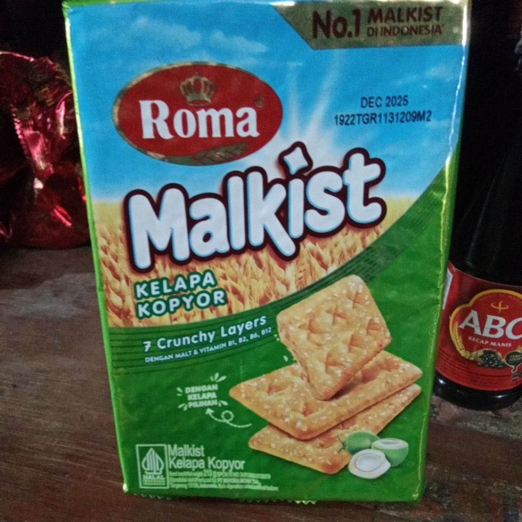 

Roma Malkist Kelapa Kopyor pack
