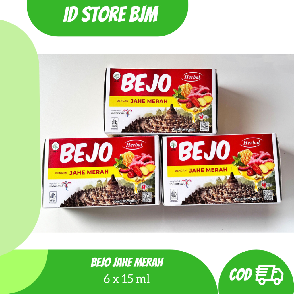 

Bejo Jahe Merah Herbal Halal isi 6 x 15 ml