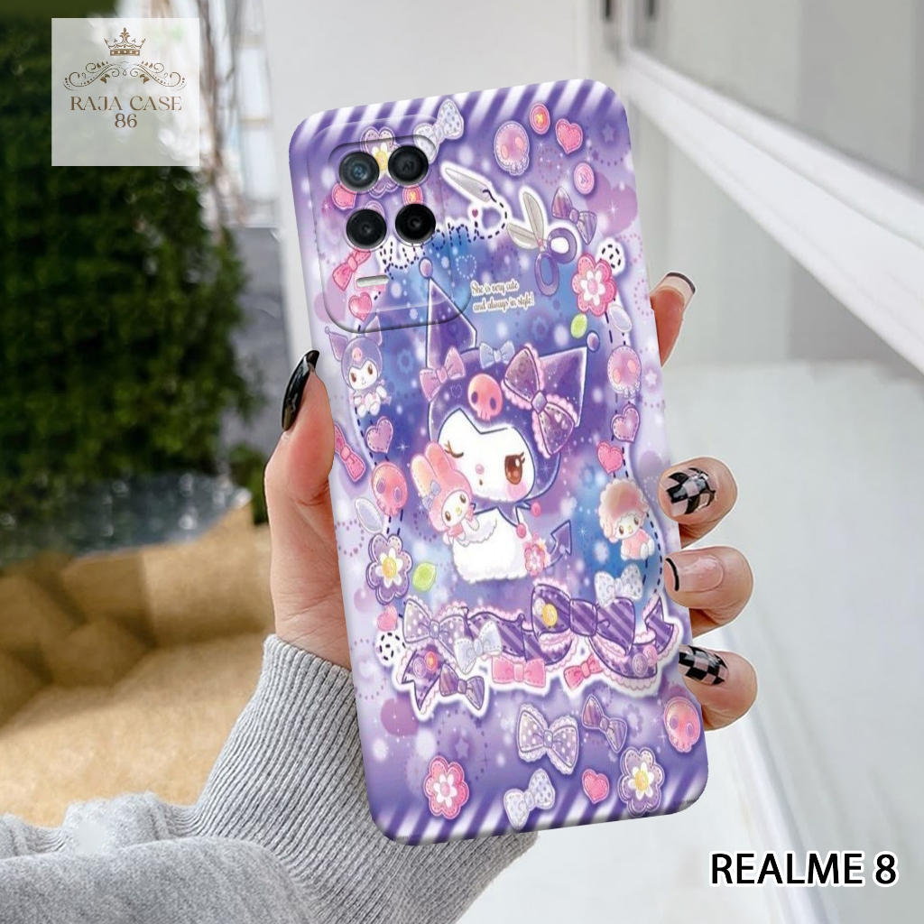 Case Realme 8 - Rajacase - casing Realme 8 - Motif case Lucu - Pelindung handphone - Realme 8 - Soft