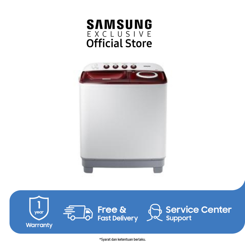 Samsung Mesin Cuci Twin Tub 8.5Kg | Dynamic Pulsator | WT85H3210MG/SE