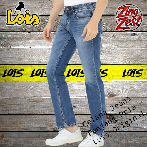 Lois Original Celana Jeans Panjang Pria Slim Fit Celana Jeans Lois Terbaru