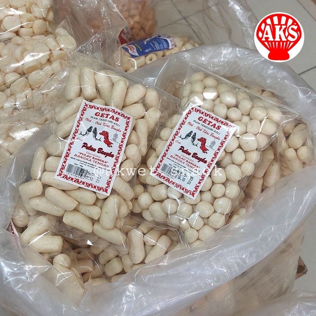 Getas ikan cap PB Pulau Bangka 100gr makanan khas Bangka