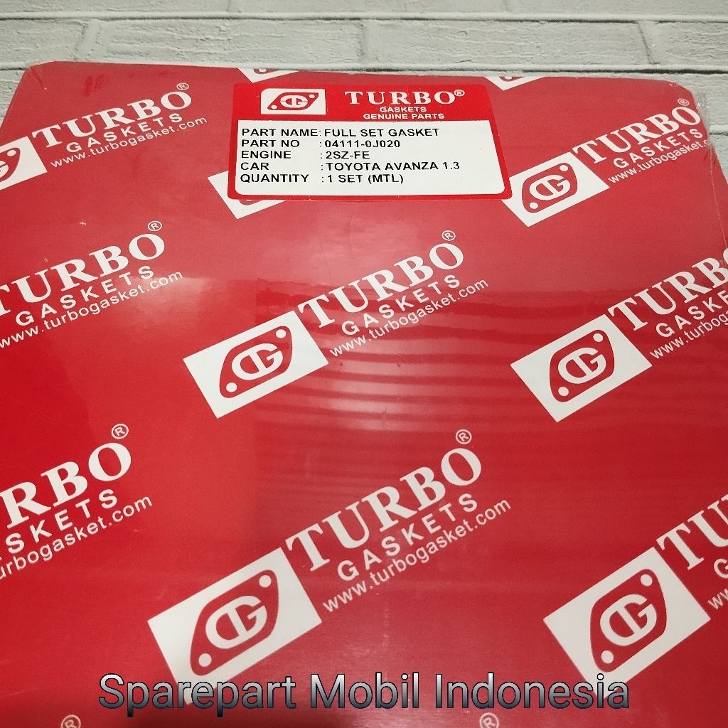Packing Set Gasket Full Set Paking Set Kop Set Toyota Avanza 1.3 Original